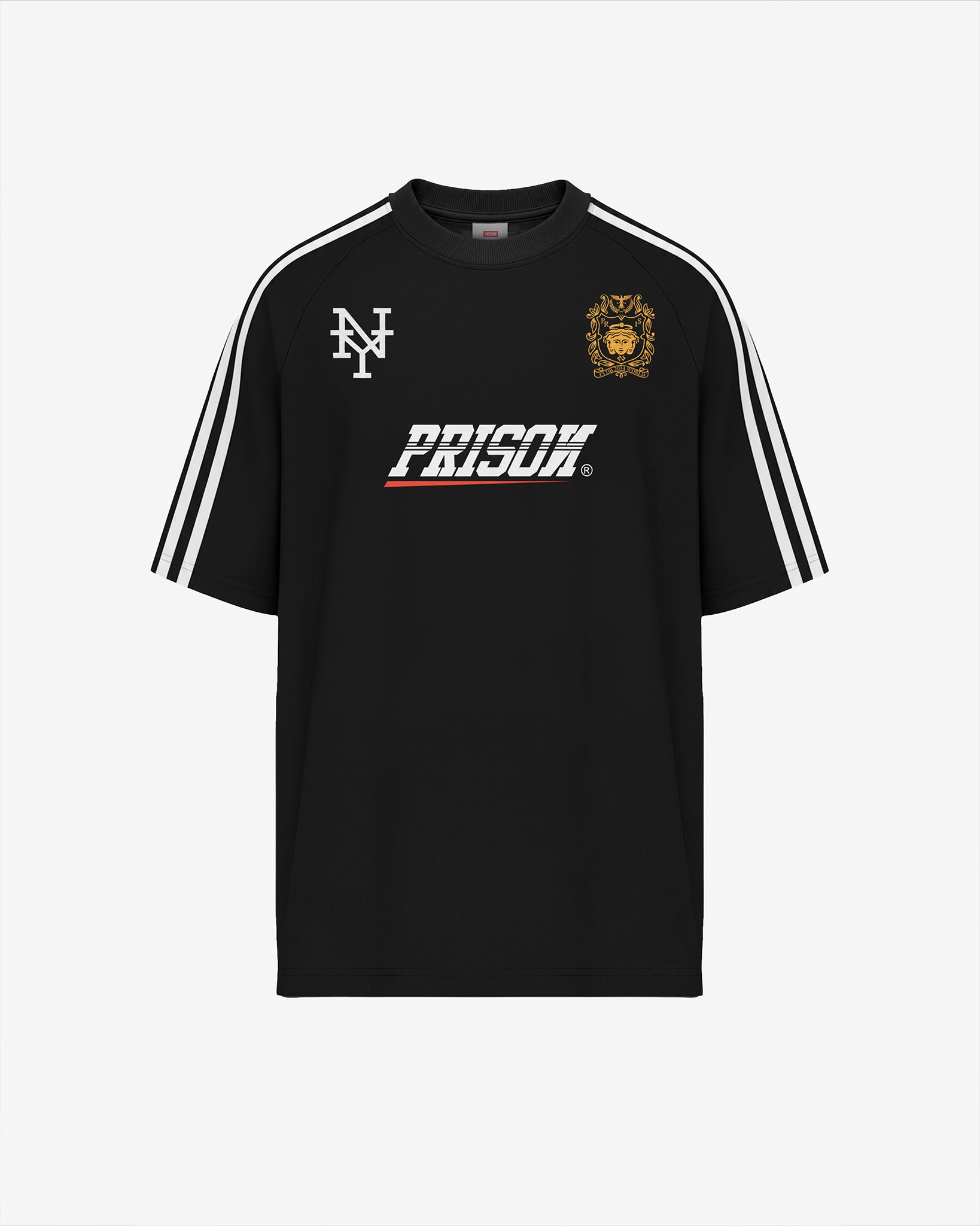 Camiseta Oversized Jersey Essence Preta | PRISON®