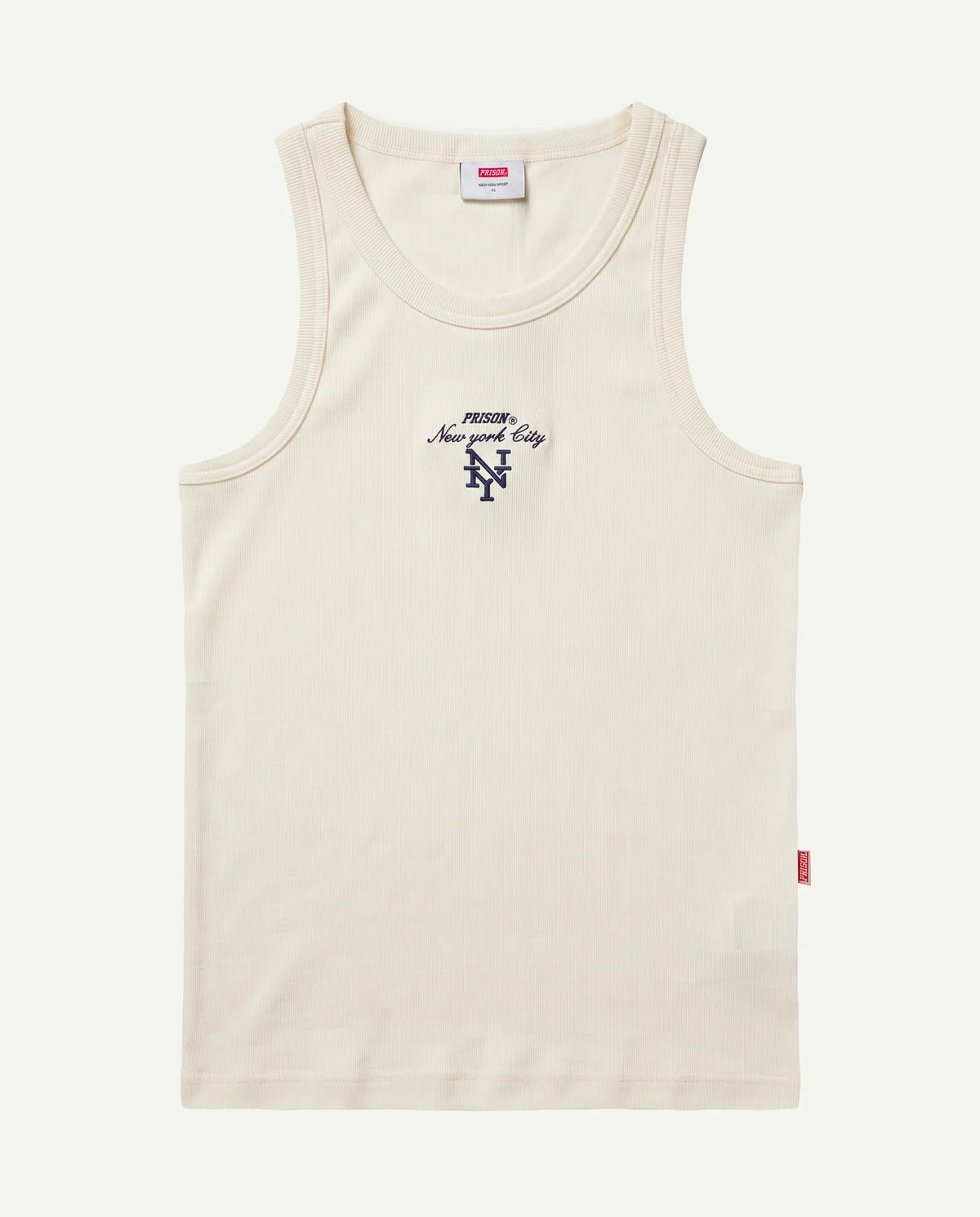 Regata canelada masculina PRISON New York off white