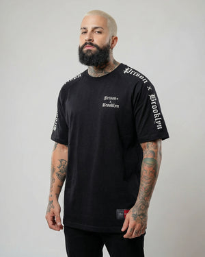 Brooklyn Black Raglan T-Shirt