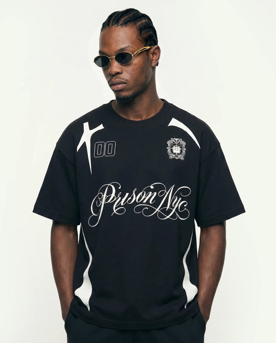 Camiseta Oversized NYC Club Preta