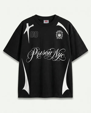 Camiseta Oversized NYC Club Preta