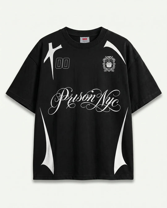 Camiseta Oversized NYC Club Preta