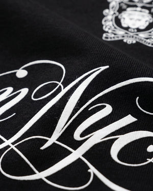 Camiseta Oversized NYC Club Preta