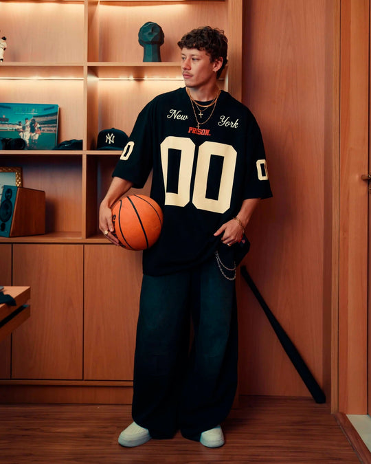 Camiseta Oversized Prison New York