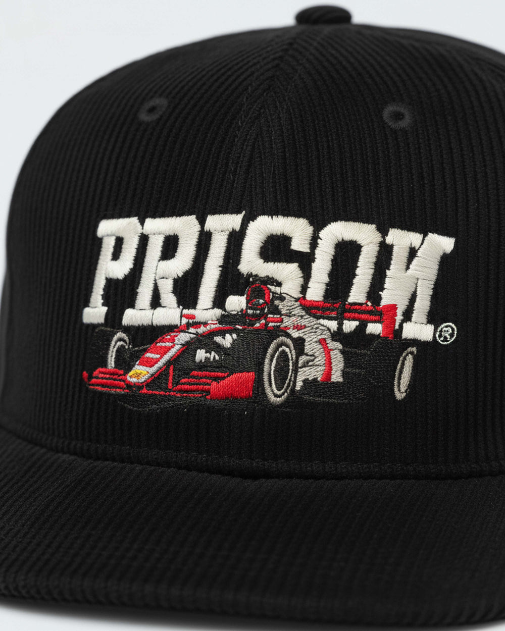 Boné 5 panel F1 preto