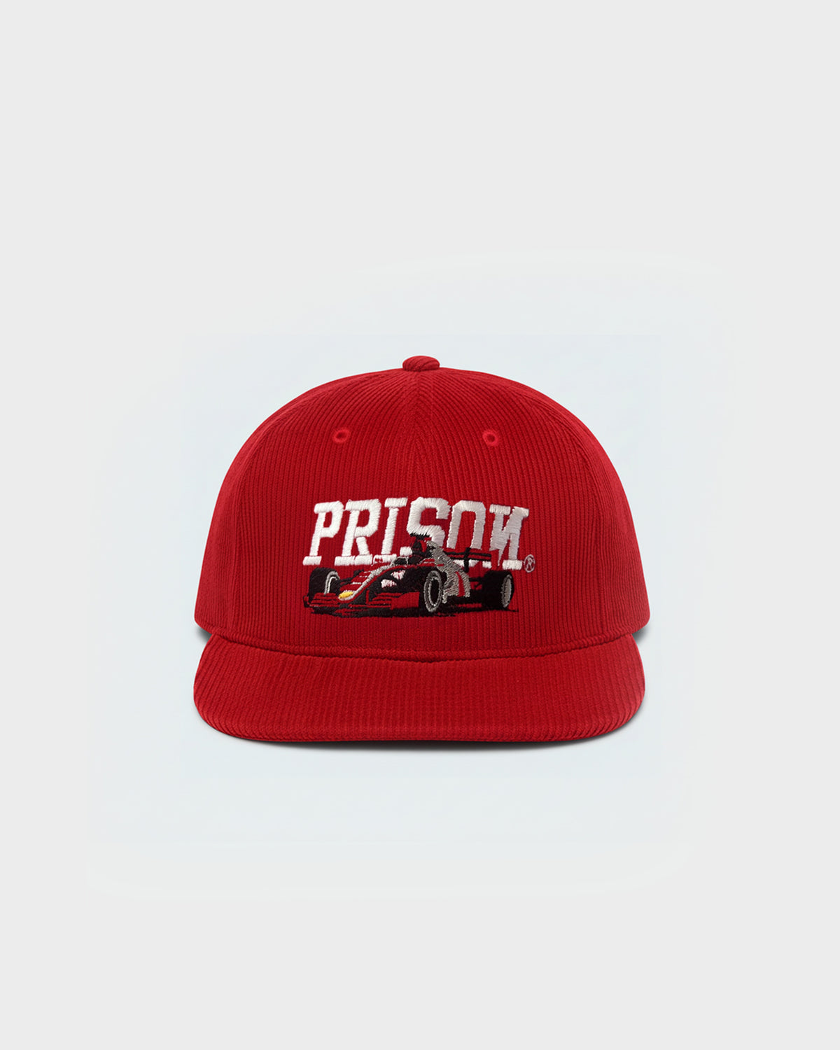 Boné five panel F1 carmuça vermelho