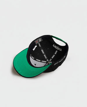Pinstripe dad hat