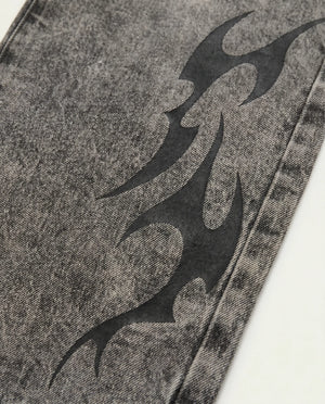 Calça Jeans Baggy Hellfire estonada