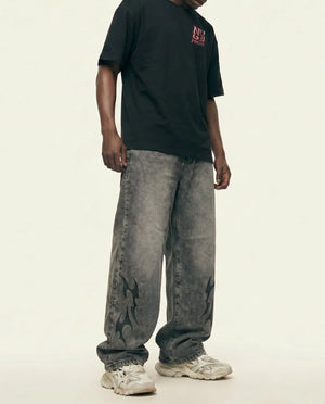 Calça Jeans Baggy Hellfire estonada