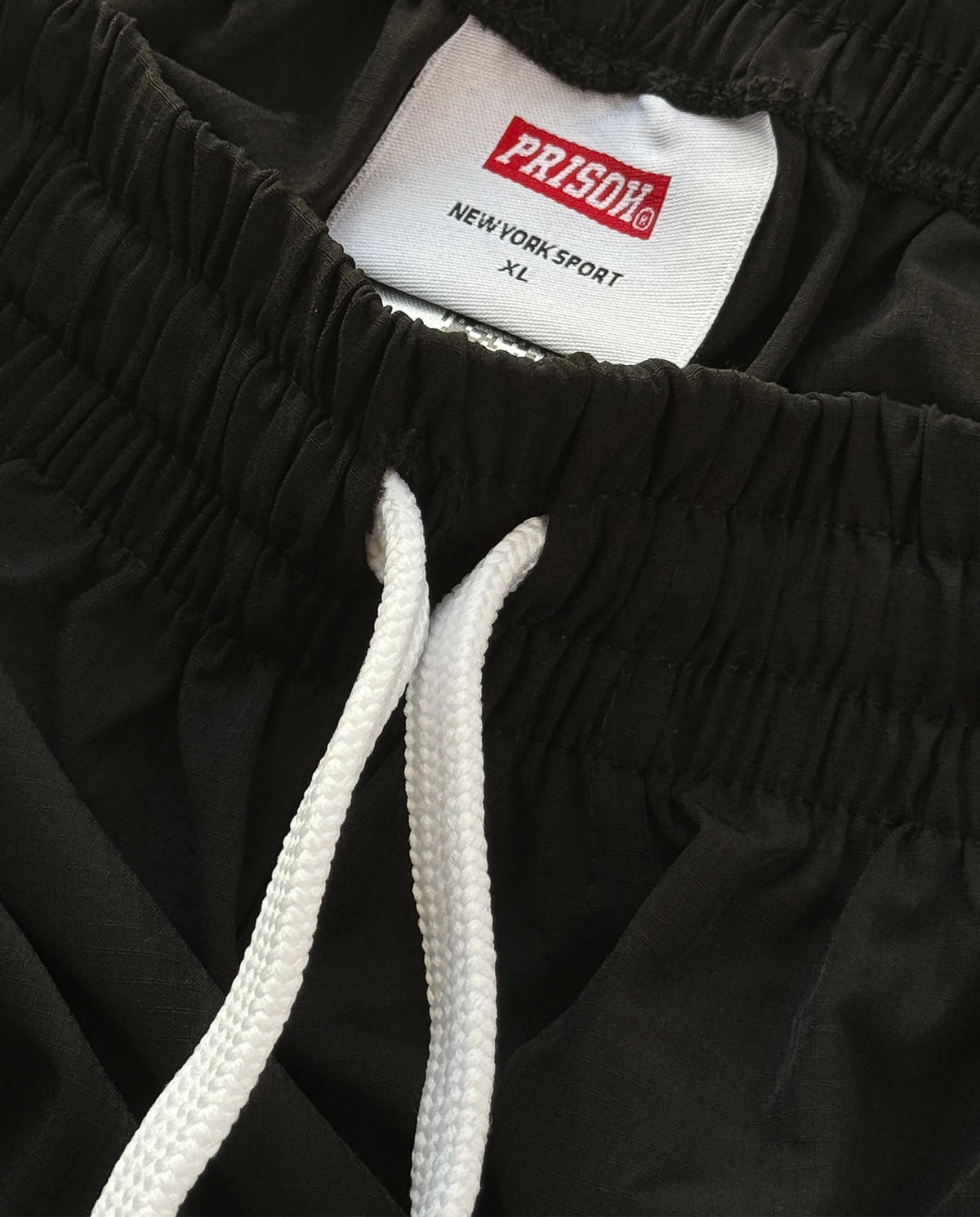 Calça Baggy Masculina Prison Track Zíper Preta