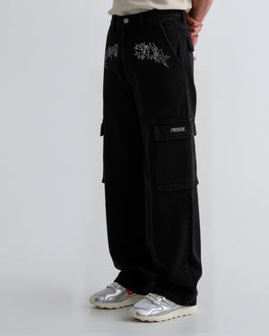 Calça cargo masculina preta Gang