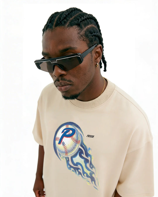 Camisa Oversized Fireball Offwhite