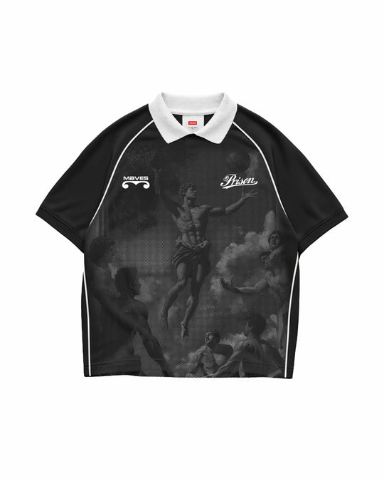 Camisa Polo Oversized Basket of God Prison x Mavericks