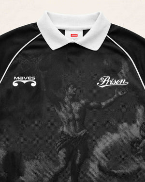 Camisa Polo Oversized Basket of God Prison x Mavericks