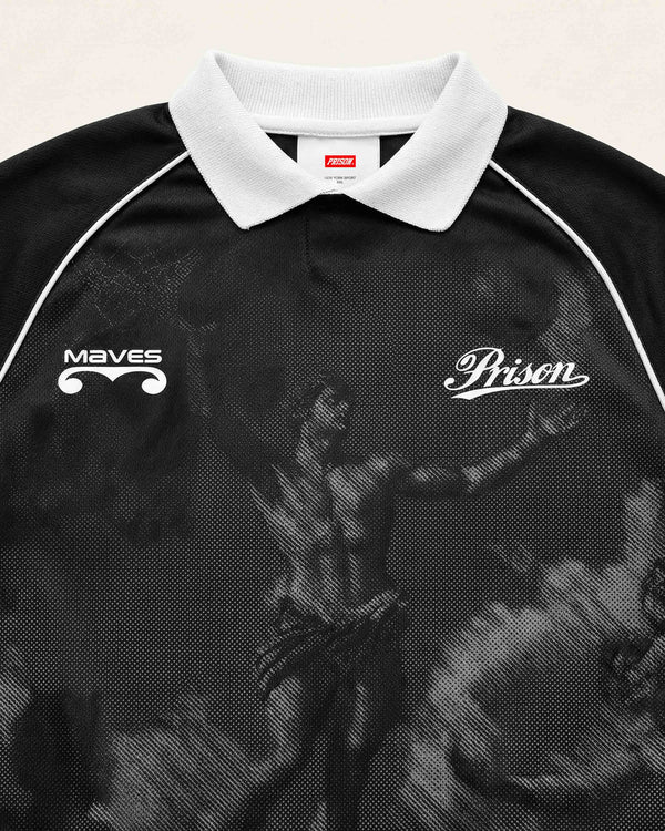 Camisa Polo Oversized Basket of God Prison x Mavericks