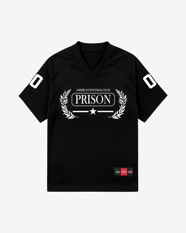 Camiseta futebol americano oversized preta