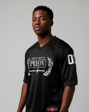 Camiseta futebol americano oversized preta