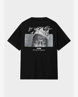 Camiseta streetwear notorious big prison preta