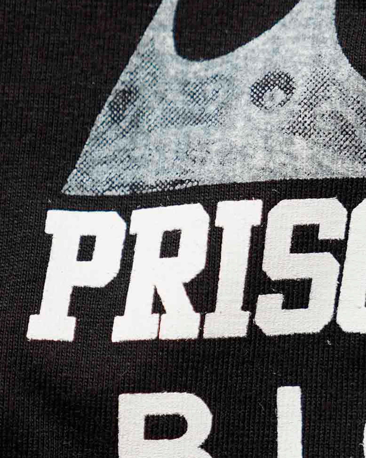 Camiseta streetwear notorious big prison preta