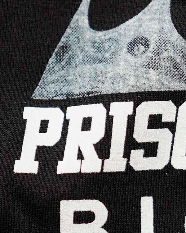 Camiseta streetwear notorious big prison preta