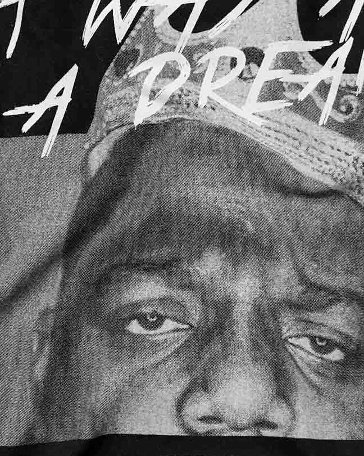 Camiseta streetwear notorious big prison preta