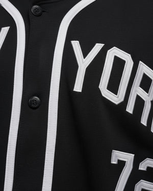 Camisa de Baseball Jersey New york Preta