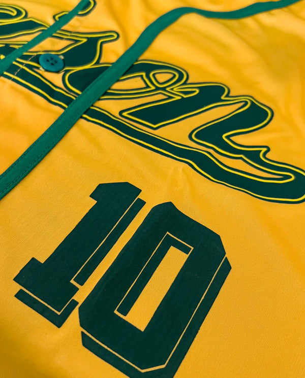 Camiseta Baseball Brasil 10 Club Edition Amarela