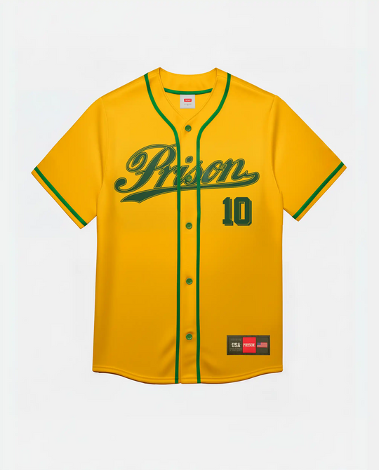 Camiseta Baseball Brasil 10 Club Edition Amarela