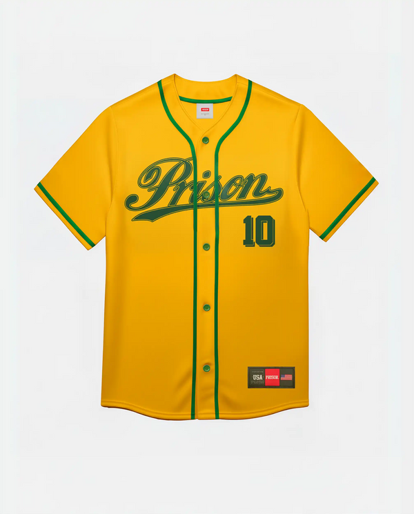 Camiseta Baseball Brasil 10 Club Edition Amarela