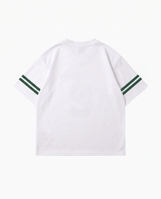 Camiseta futebol americano oversized 9 branca