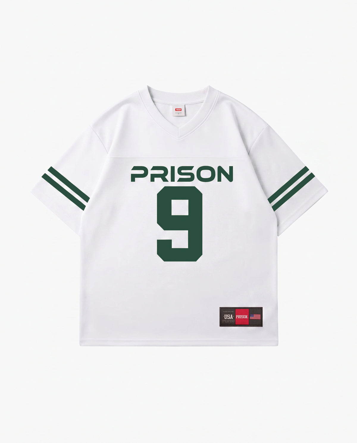 Camiseta futebol americano oversized 9 branca