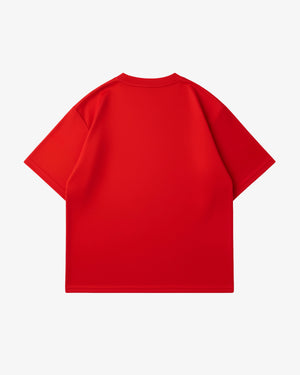 Camiseta Futebol Americano Oversized Stadium Vermelha