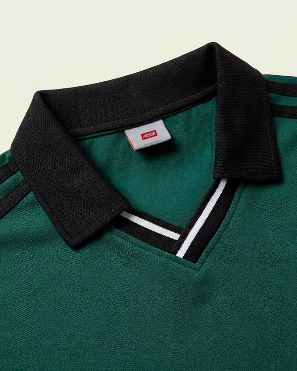 Camisa polo oversized college prison x mavericks