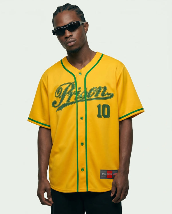 Camiseta Baseball Brasil 10 Club Edition Amarela