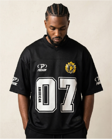 Camiseta Jersey Futebol Americano 07 Preta