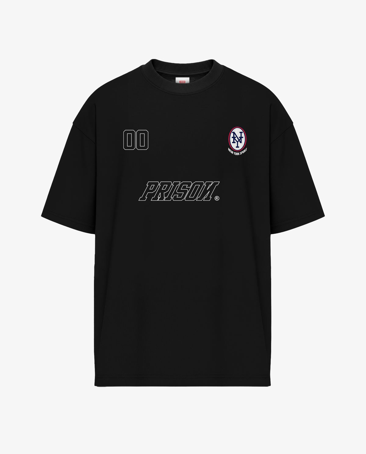 Camiseta Oversized Futebol americano 00 Preta