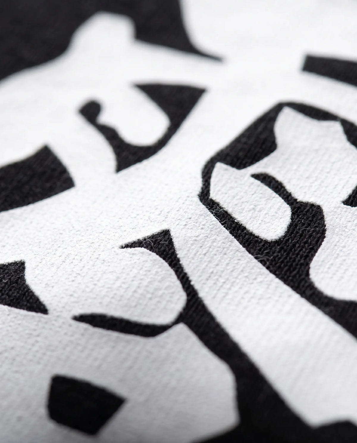 Detalhe da estampa DTF — Kanji Zero