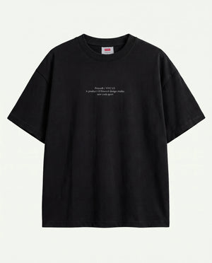 Camiseta Oversized Worldwide Stars Preta