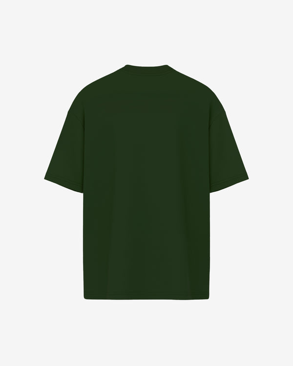 Camiseta oversized sleed verde musgo prison