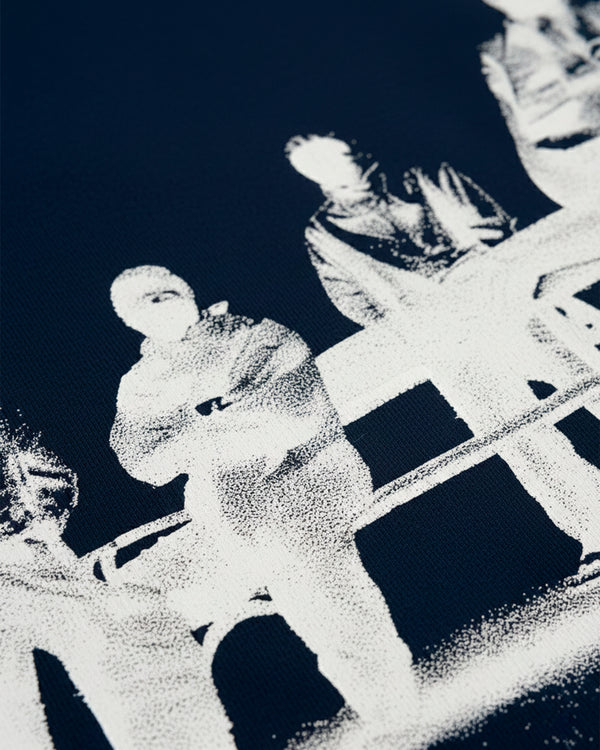 Camiseta oversized sleed azul royal