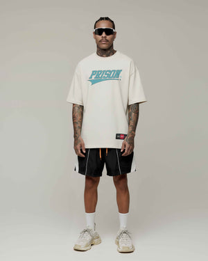 Camiseta streetwear box logo off white