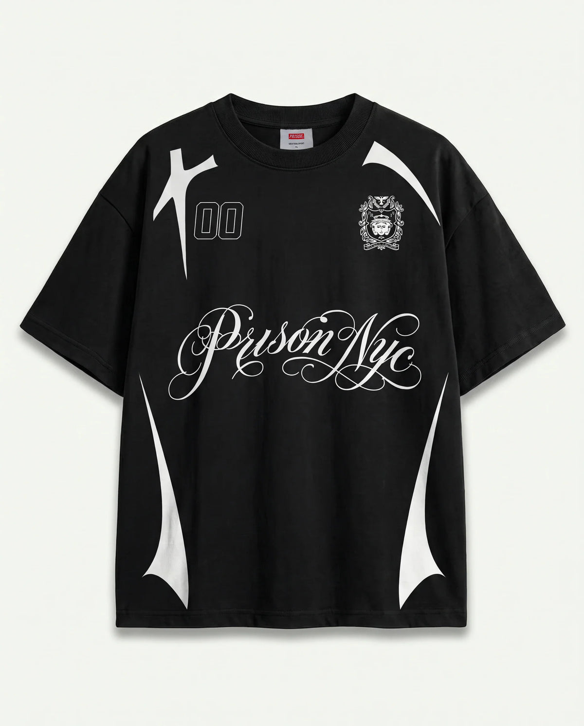 Camiseta Oversized NYC Club Preta — frente