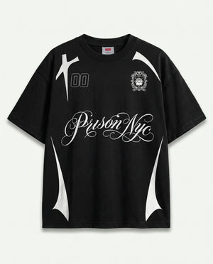 Camiseta Oversized NYC Club Preta — frente