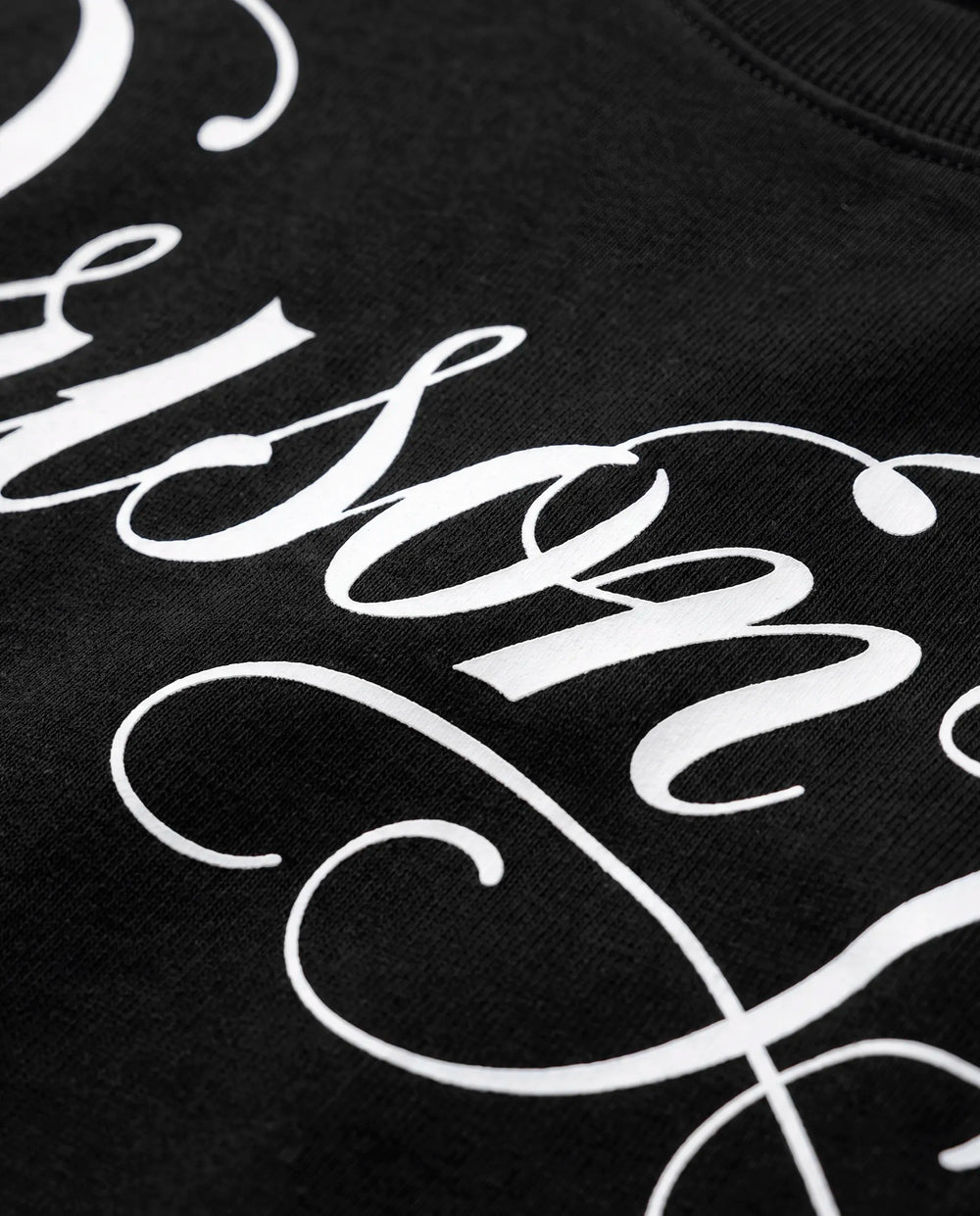Camiseta Oversized NYC Script Preta — frente