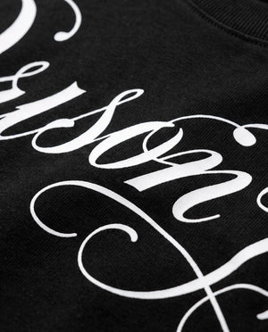 Detalhe da estampa DTF — NYC Script