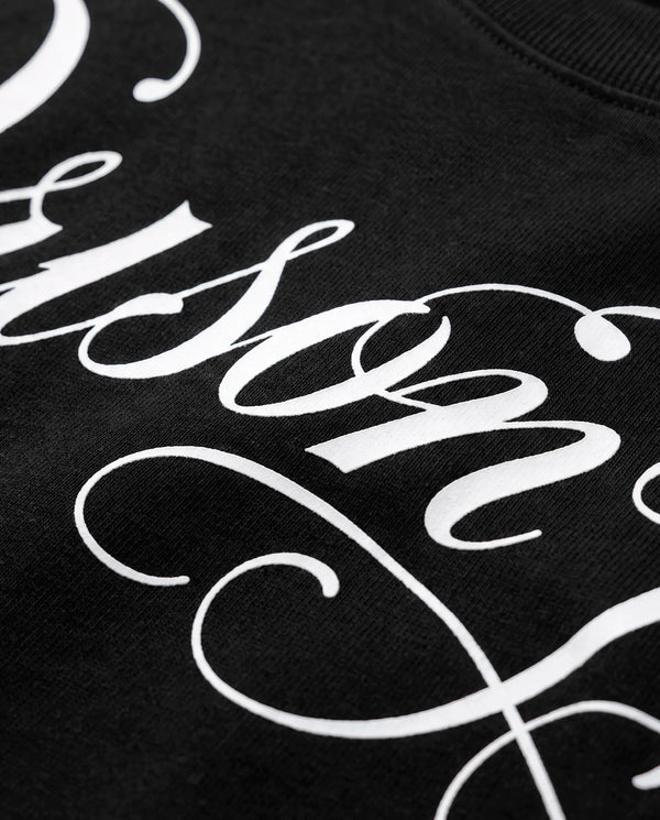 Detalhe da estampa DTF — NYC Script