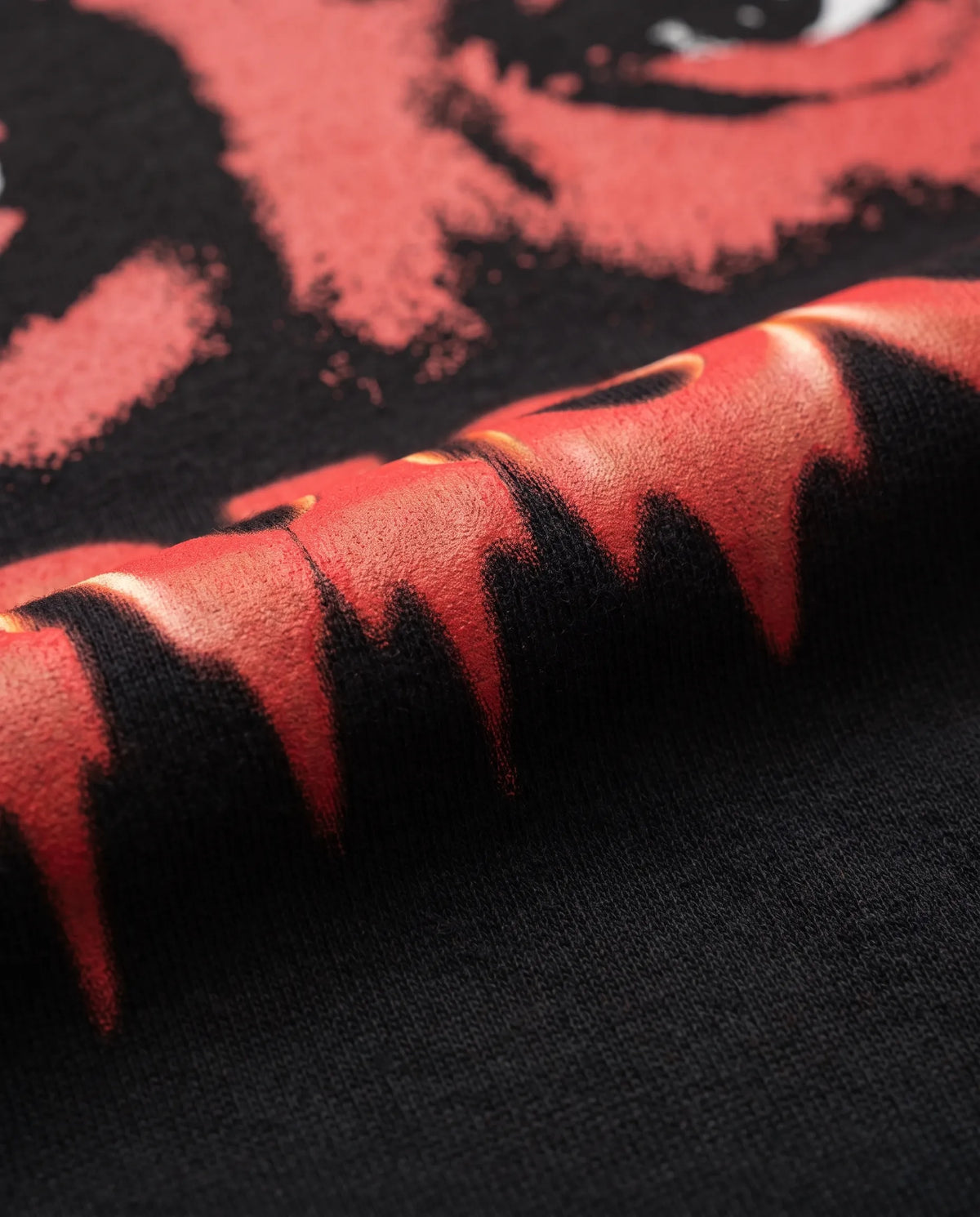 Detalhe da estampa DTF — New York Red Vision