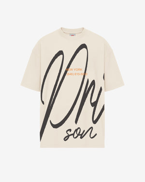 Camiseta oversized secret off white