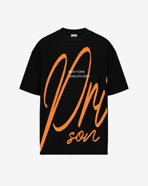 Camiseta oversized secret preta