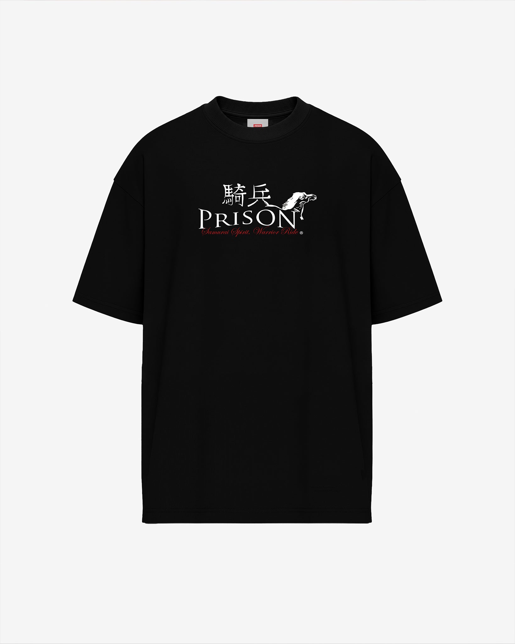 Camiseta oversized samurai preta
